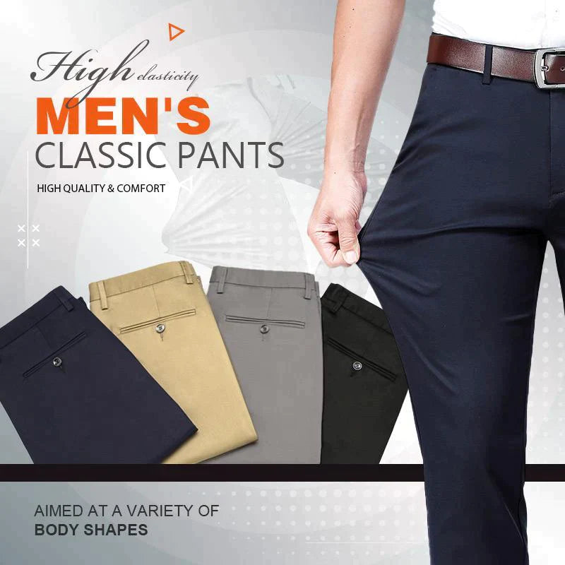  Pantalones clásicos casuales de trabajo de cintura