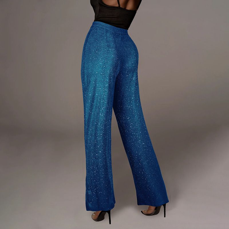 Pantalon Ancho Mujer Elegante