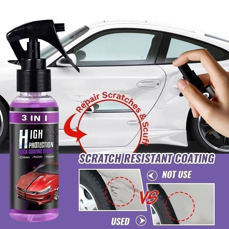 Spray de revestimiento rápido para automóviles de alta protección 3 en 1