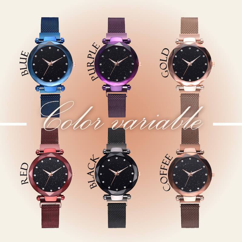 Reloj con cielo estrellado: una idea de regalo perfecta-8