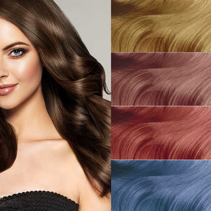 11 colores - Cera para teñir el cabello desechable instantánea